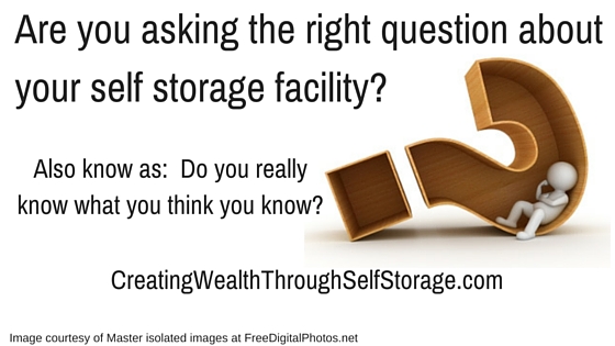 Do You Really Know What You Need to Know About Your Facility?