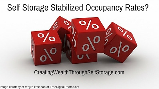 Self Storage Stabilized Occupancy Rates – Are They On The Rise Or Going Down?