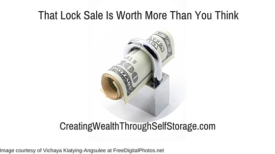 Self Storage Retail Sales Not Your Thing?  There’s More To That Lock Sale Than You Think