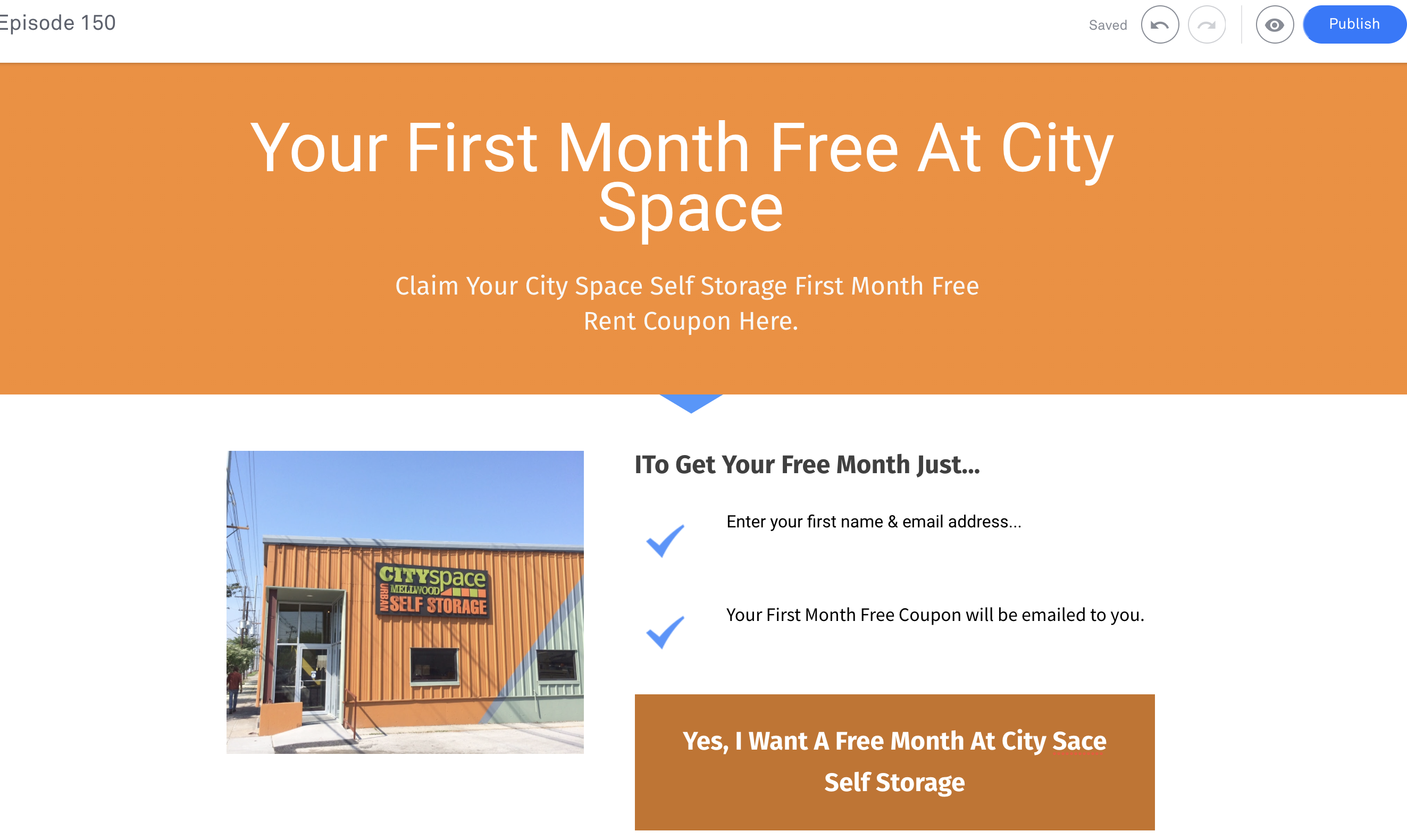 Leadpages and Facebook Marketing for Self Storage