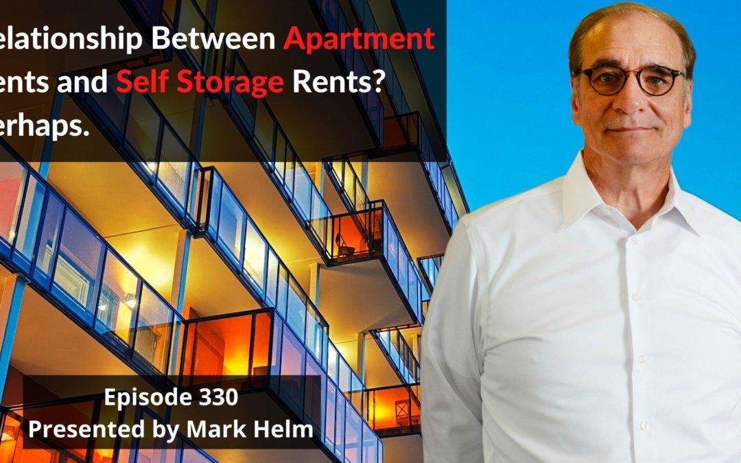 Relationship Between Apartment Rents and Self Storage Rents? Perhaps.